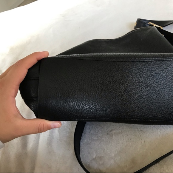 Coach Bags Coach Val Duffle Black Pebble Leather Bag Poshmark